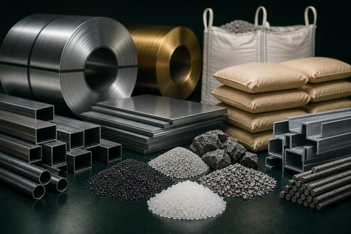 Industrial raw materials and materials